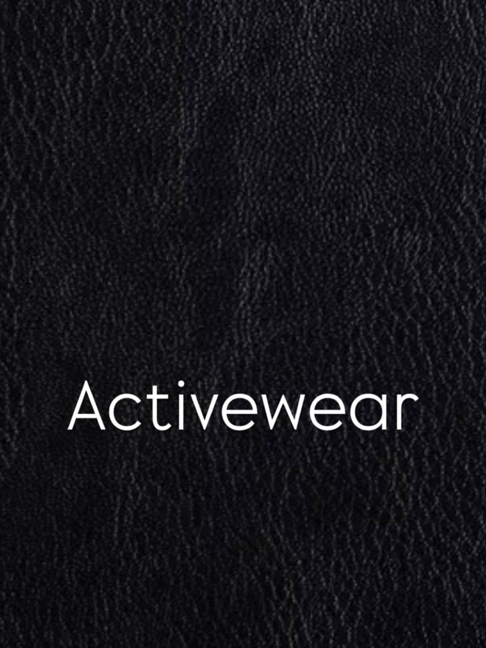 Activewear